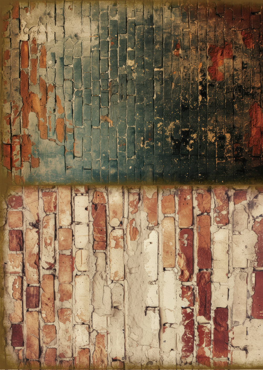 Torn Paper Scrapbooking Papers Silent Brick Stories TPB-028