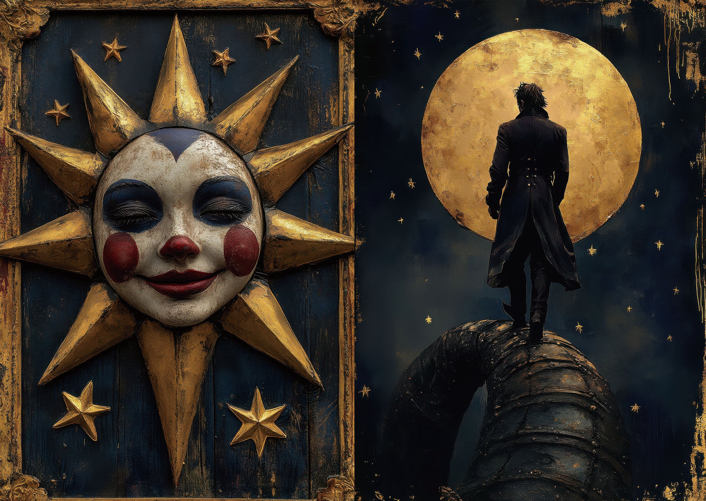 Torn Paper Scrapbooking Papers Carnival of Beautiful Nightmares TPB-002