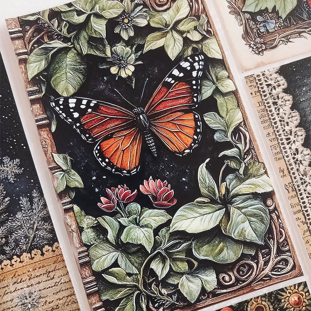 Torn Paper_ Midnight Garden 3D Print PET Tape 6m TPM 068[1Loop]