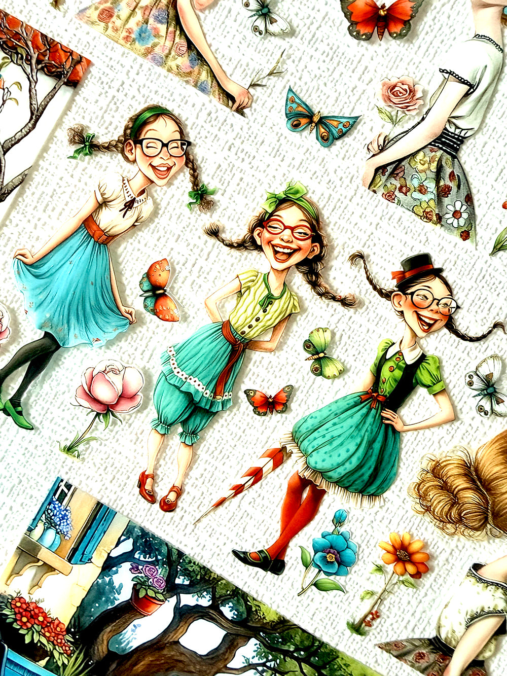 Torn Paper_ Little Miss Mischief 3D Print PET Tape 6m TPM 110[Whole]
