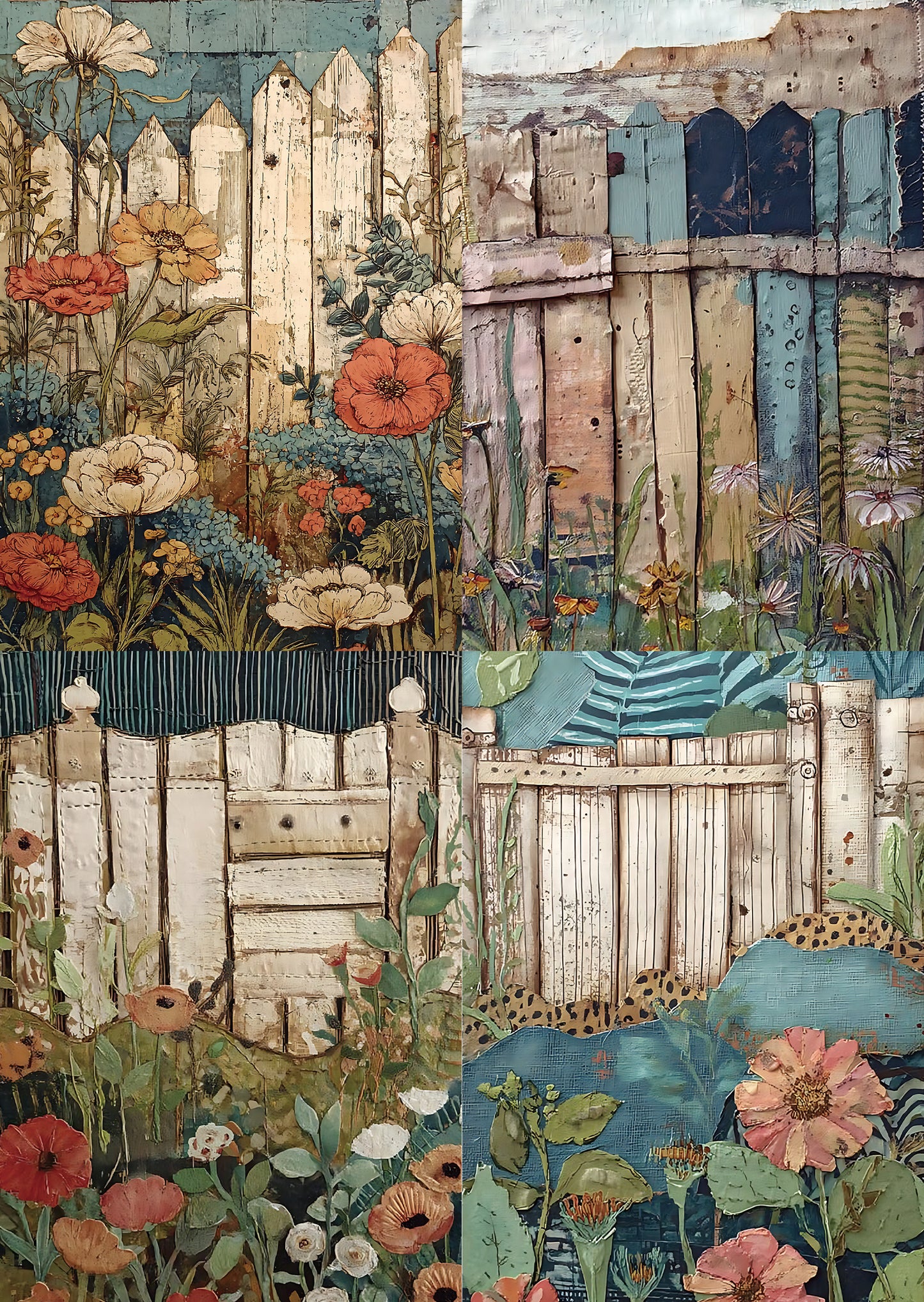 Torn Paper Scrapbooking Papers Artisan Texture Collection TPB-001