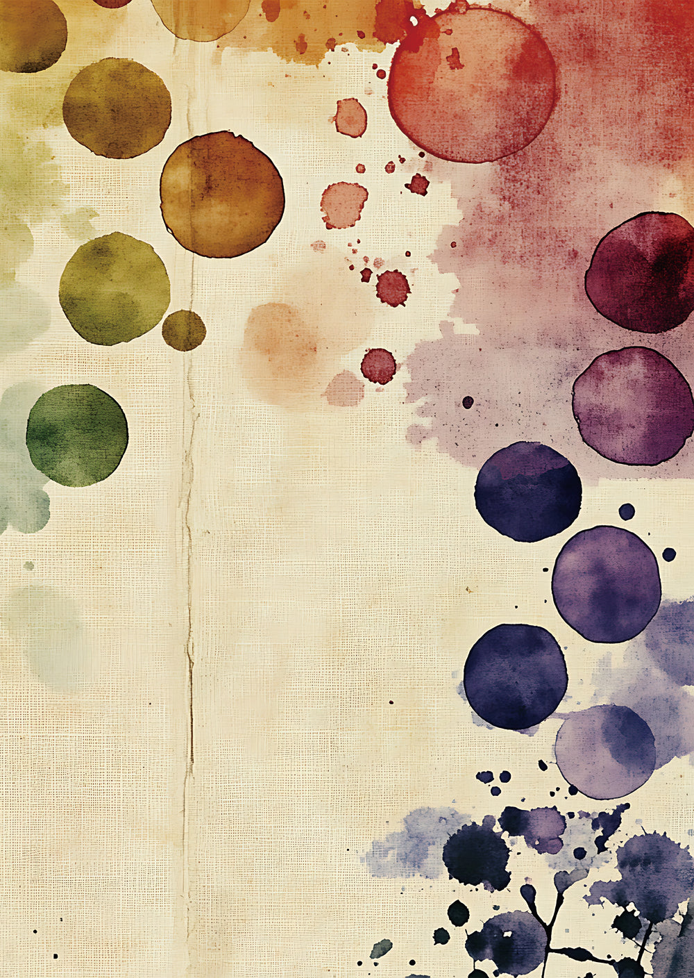 Torn Paper Scrapbooking Papers Color Theory TPB-027