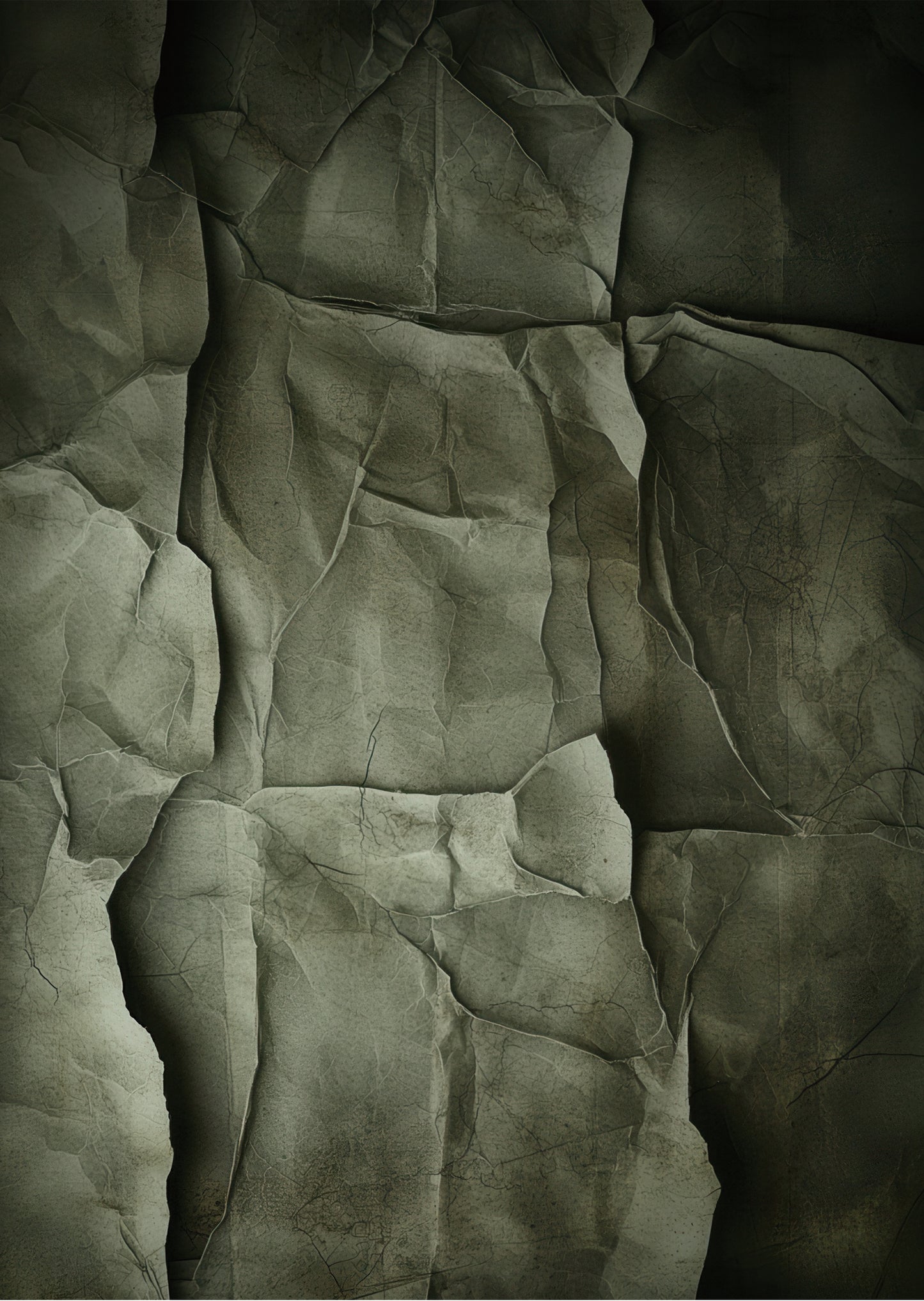 Torn Paper Scrapbooking Papers Velvet Moss Garden TPB-013