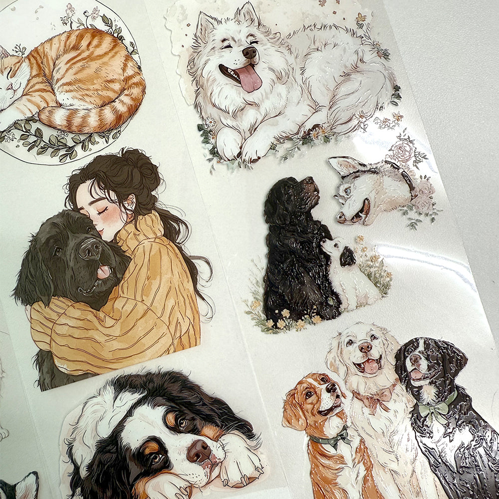 Torn Paper_ A Hug in Four Paws 3D Print PET Tape 200cmTPM 016[1Loop]