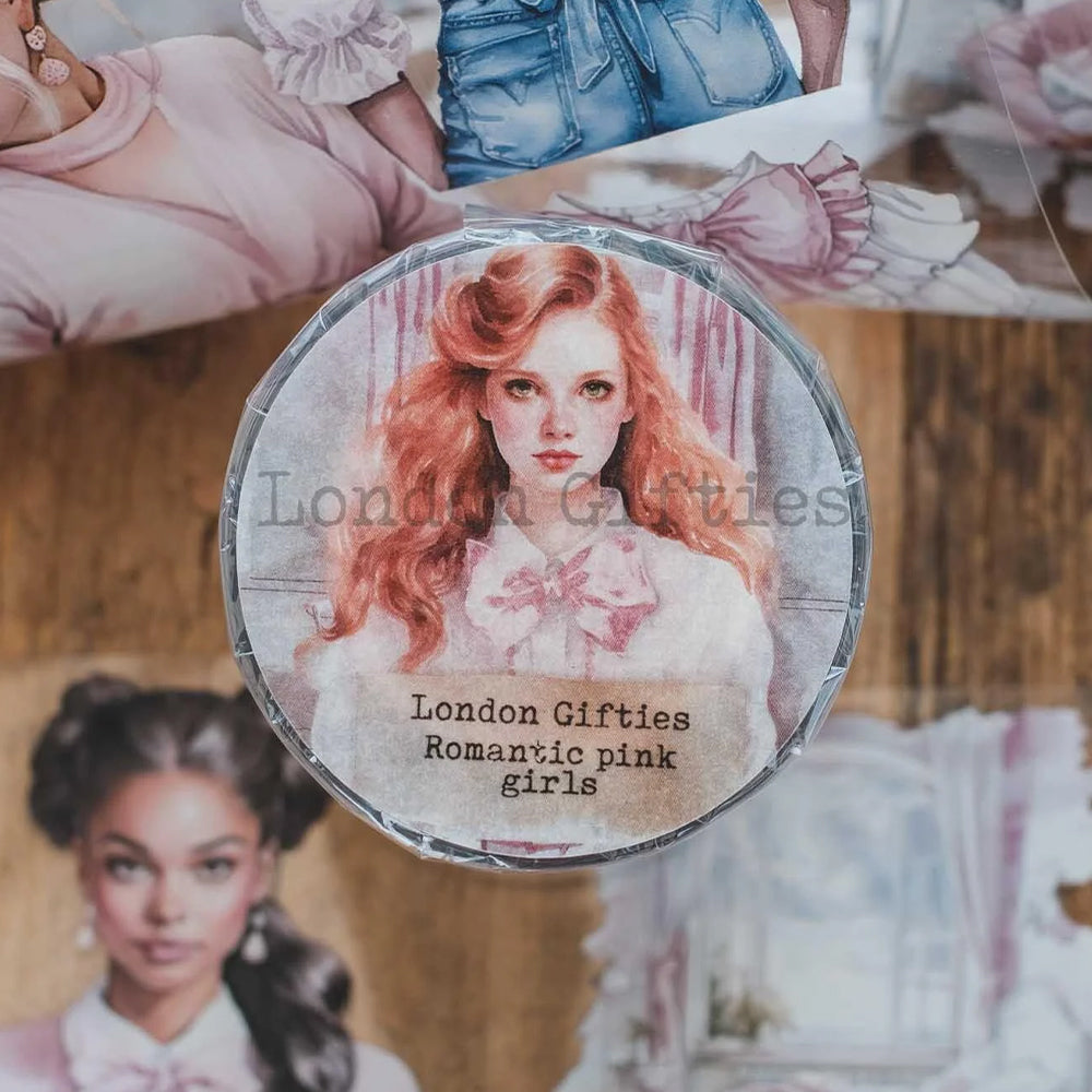 London Gifties_ Romantic pink girls 3D Gloss PET Tape[1Loop] LG 264