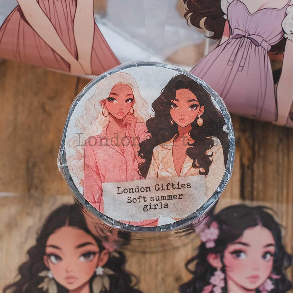 London Gifties_ Soft summer girls 3D Gloss PET Tape[1Loop] LG 247