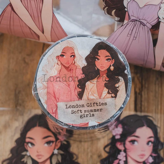 London Gifties_ Soft summer girls 3D Gloss PET Tape[1Loop] LG 247
