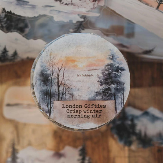 London Gifties_ Crisp winter morning air 3D Gloss Kiss Cut PET Tape 10m[1Loop] LG 454