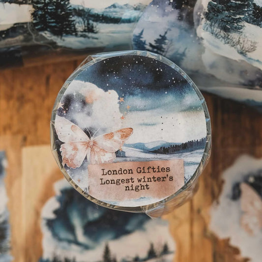 London Gifties_ Longest winter's night 3D Gloss Kiss Cut PET Tape 10m[1Loop] LG 453