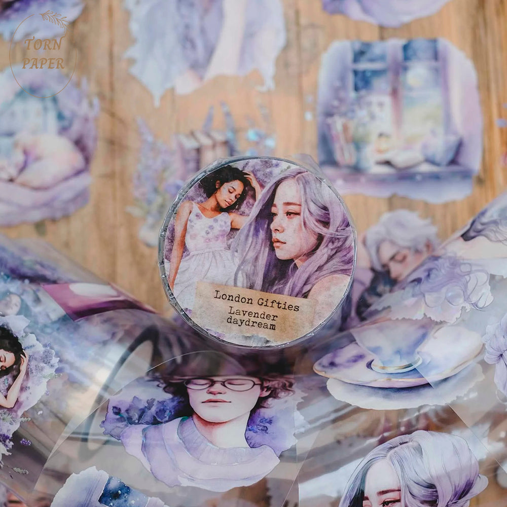 London Gifties_ Lavender daydream Hologram PET Tape[1Loop] LG 091