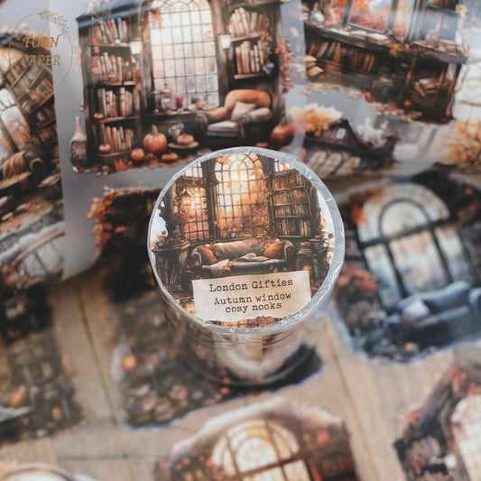 London Gifties_ Autumn window cosy nooks matt PET Tape[1Loop] LG 074