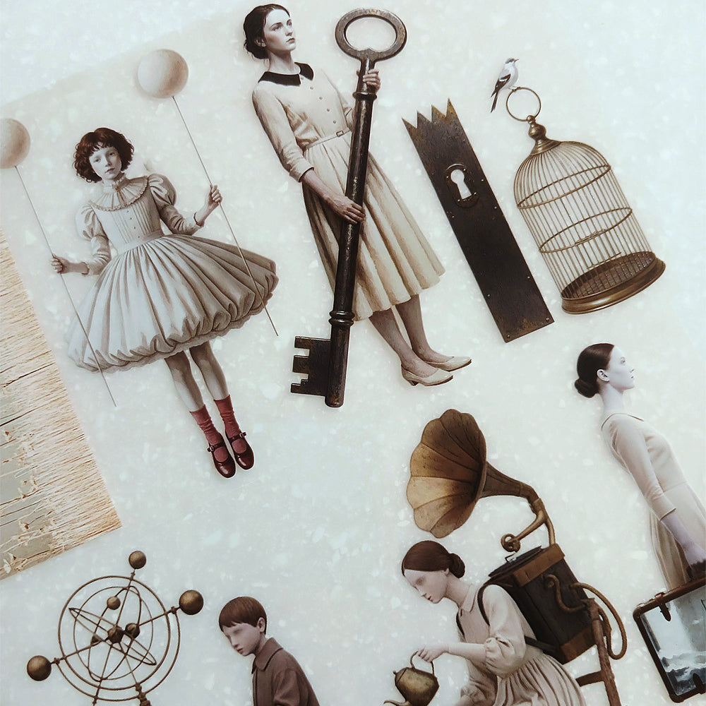 Torn Paper_ Museum of Small Dreams 3D Print PET Tape 6m TPM 066[1Loop]