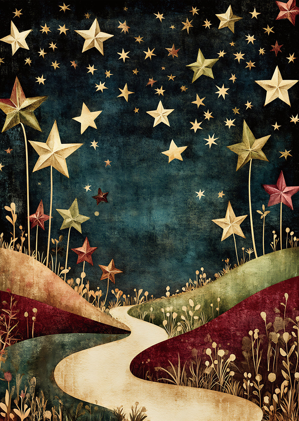 Torn Paper Scrapbooking Papers Whispers Beneath the Moon TPB-034