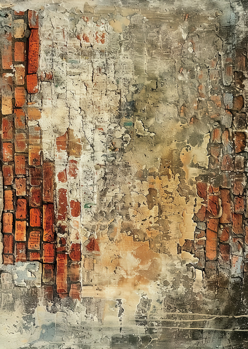 Torn Paper Scrapbooking Papers Silent Brick Stories TPB-028