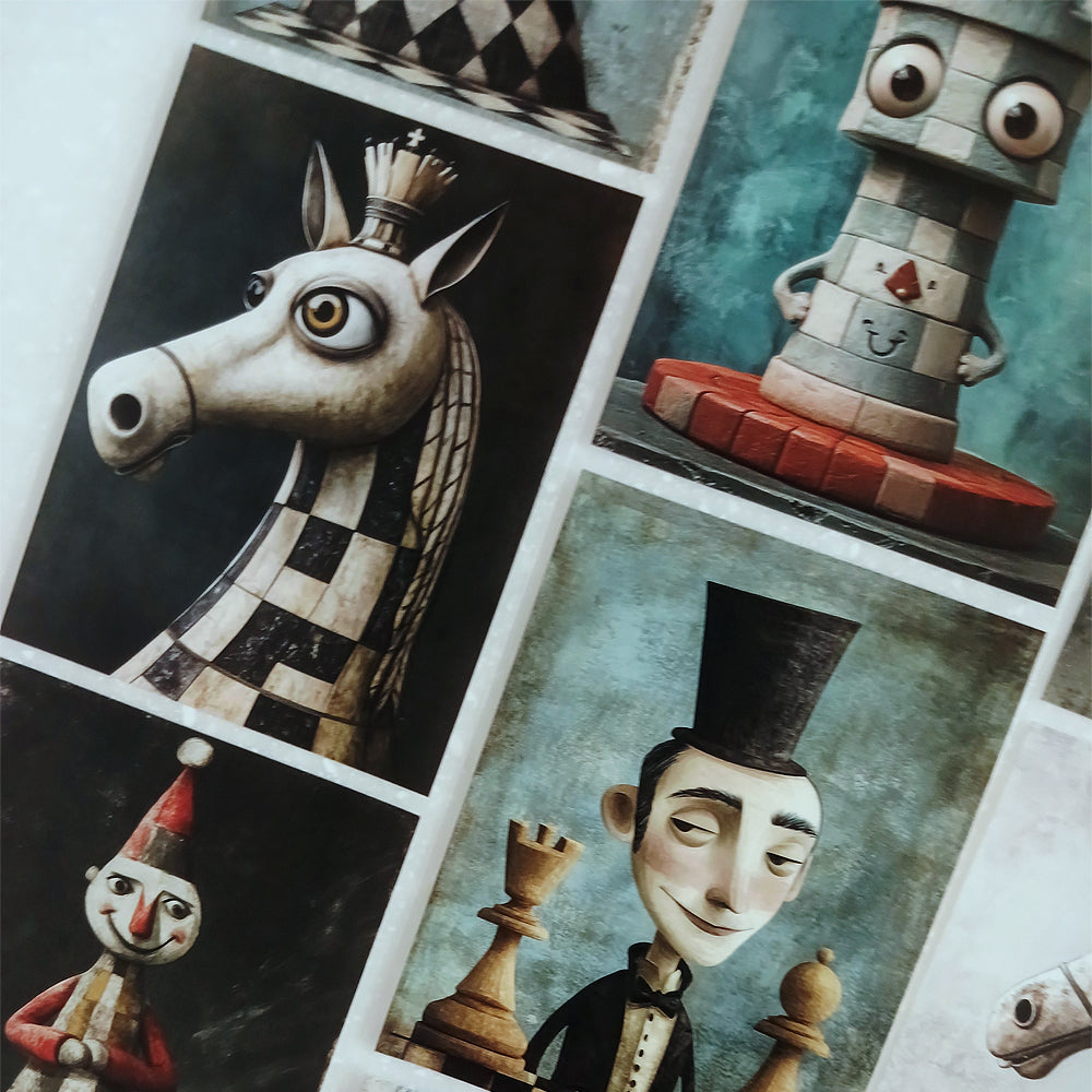 Torn Paper_ The Chess Court 3D Print PET Tape 6m TPM 069[1Loop]