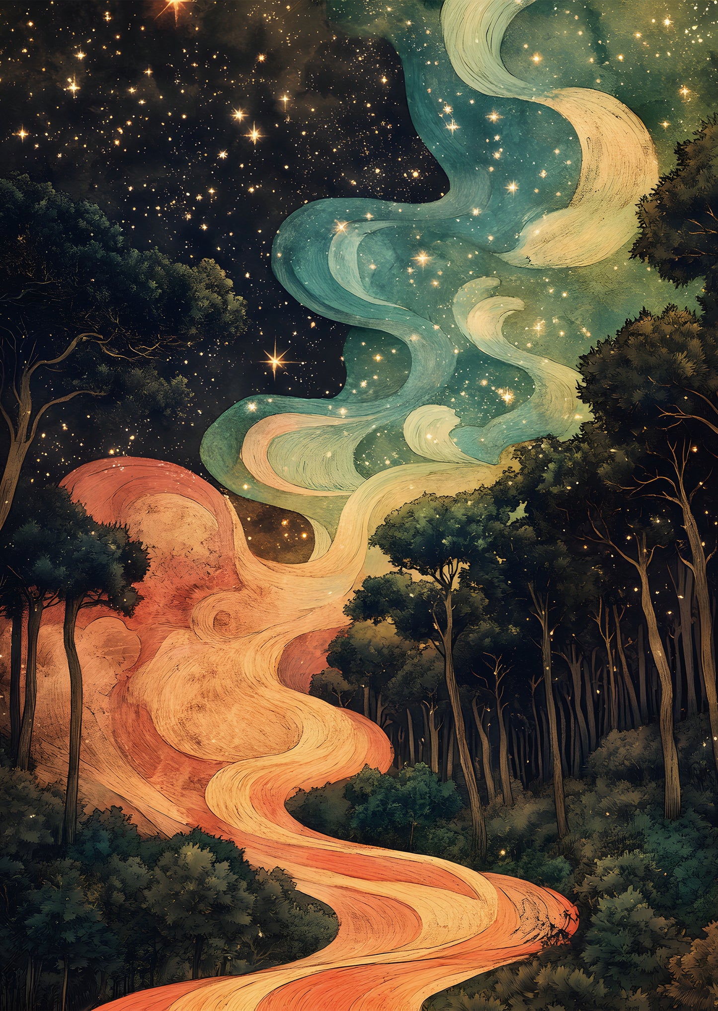 Torn Paper Scrapbooking Papers Surreal Starry Tales TPB-011