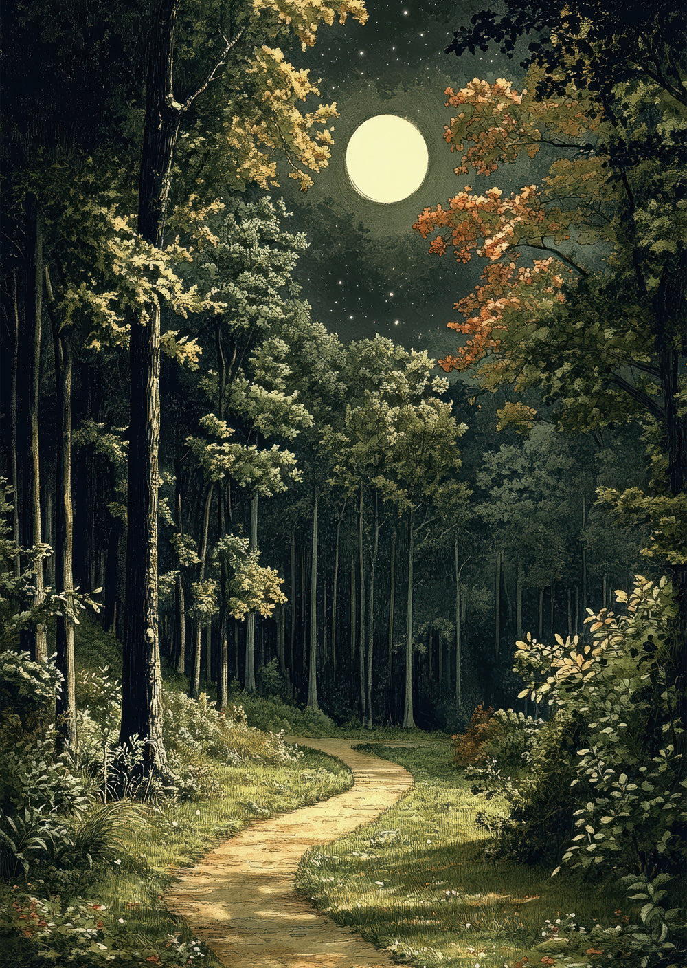 Torn Paper Scrapbooking Papers The Hidden Woodland TPB-030