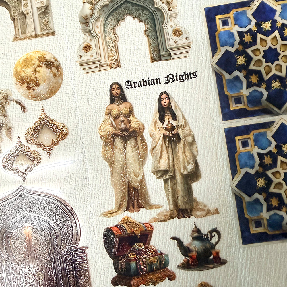 Torn Paper_ Arabian Nights 3D Print PET Tape 6m TPM 093[Whole]