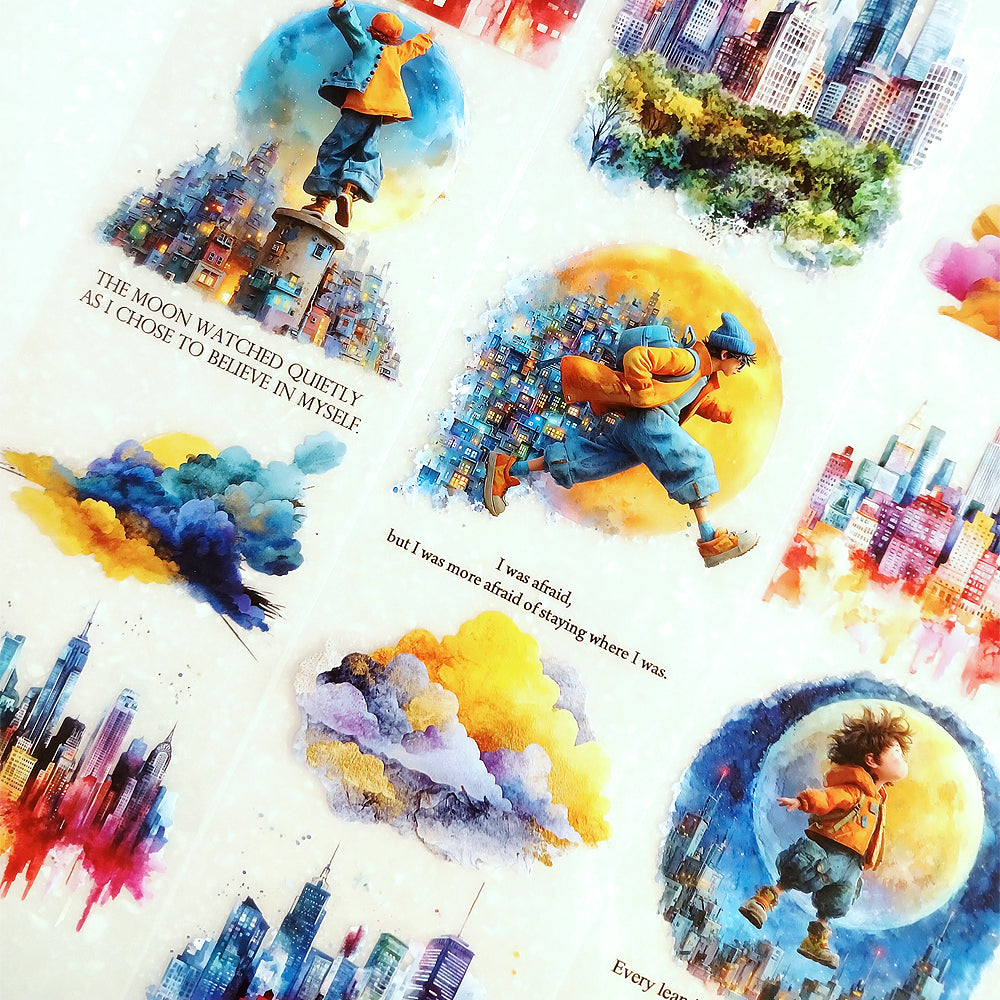 Torn Paper_ Little Big Journey 3D Print PET Tape 6m TPM 072[1Loop]