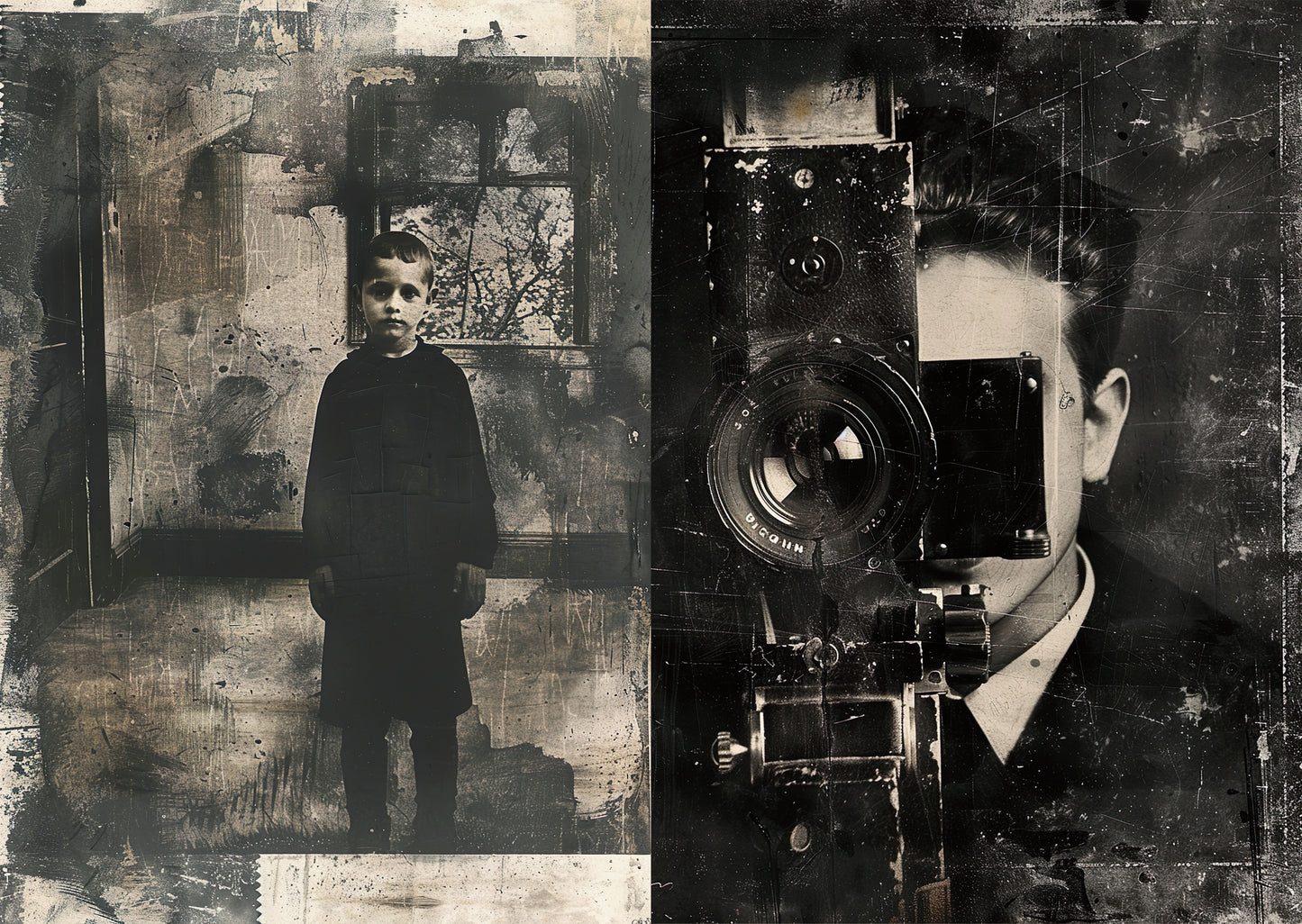 Torn Paper Scrapbooking Papers Faded Film Memories TPB-006