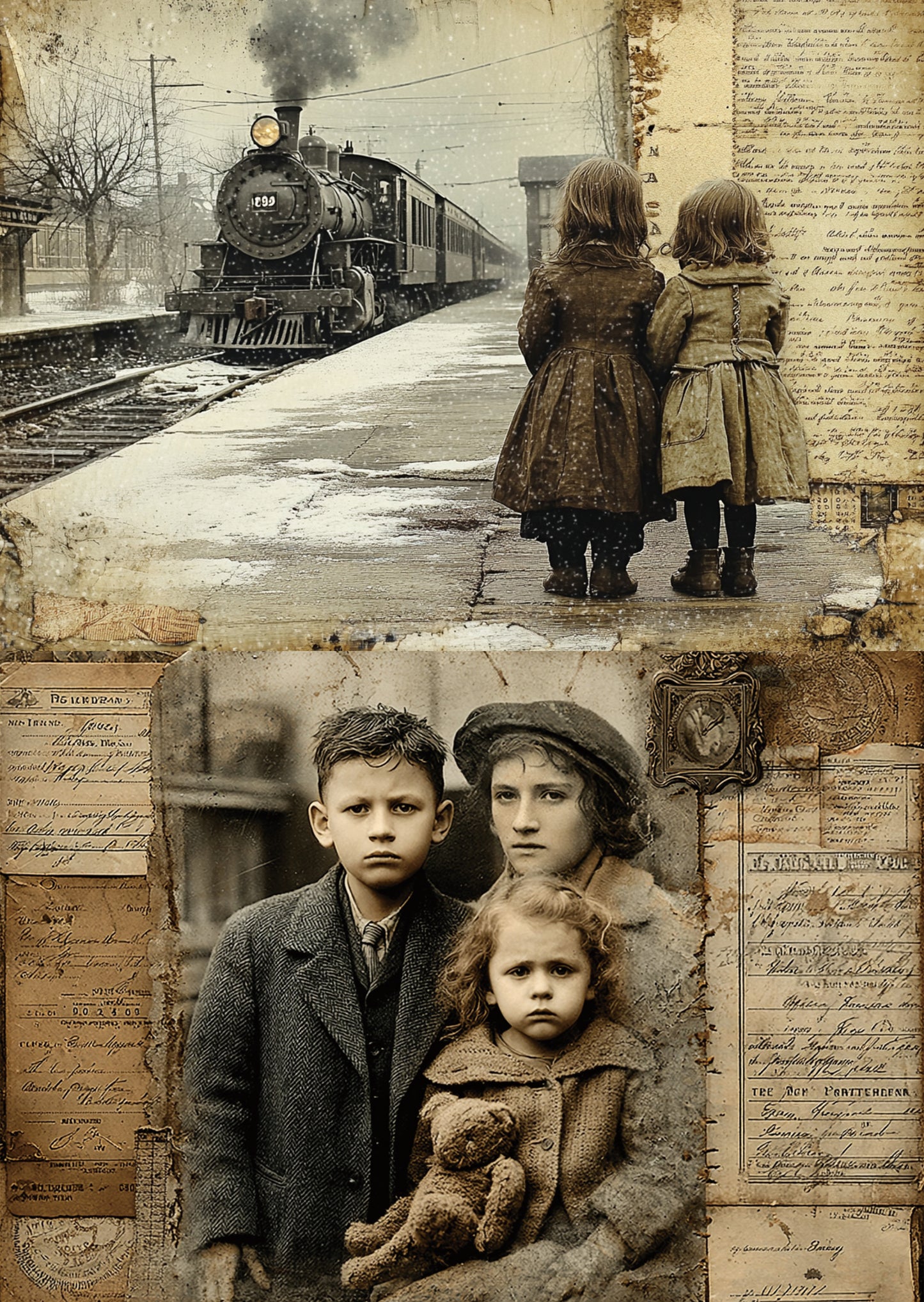 Torn Paper Scrapbooking Papers Timeless Paper Fragments TPB-012