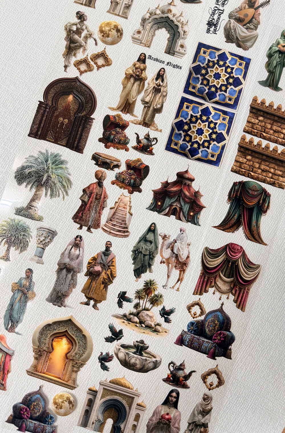 Torn Paper_ Arabian Nights 3D Print PET Tape 6m TPM 093[Whole]
