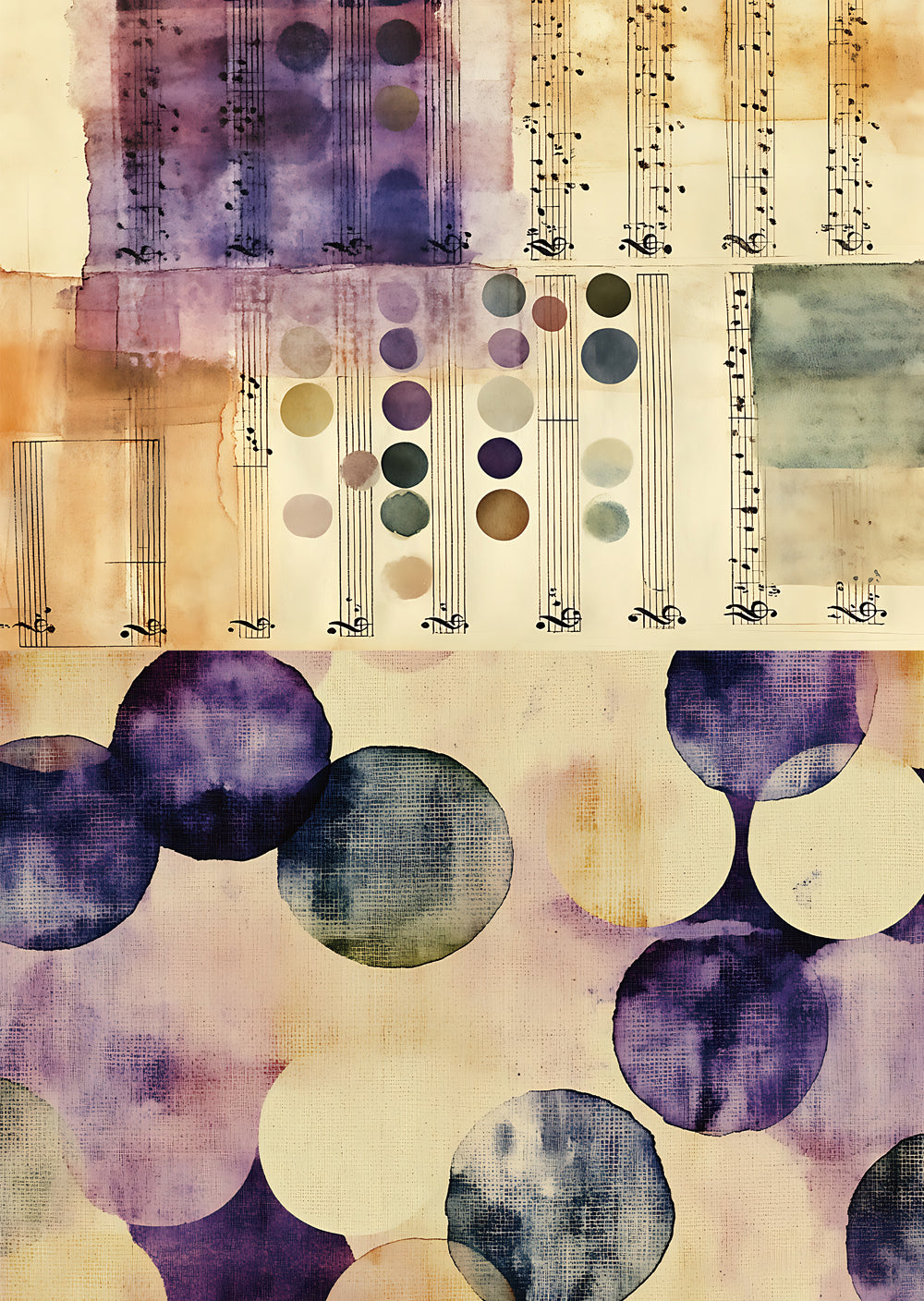 Torn Paper Scrapbooking Papers Color Theory TPB-027