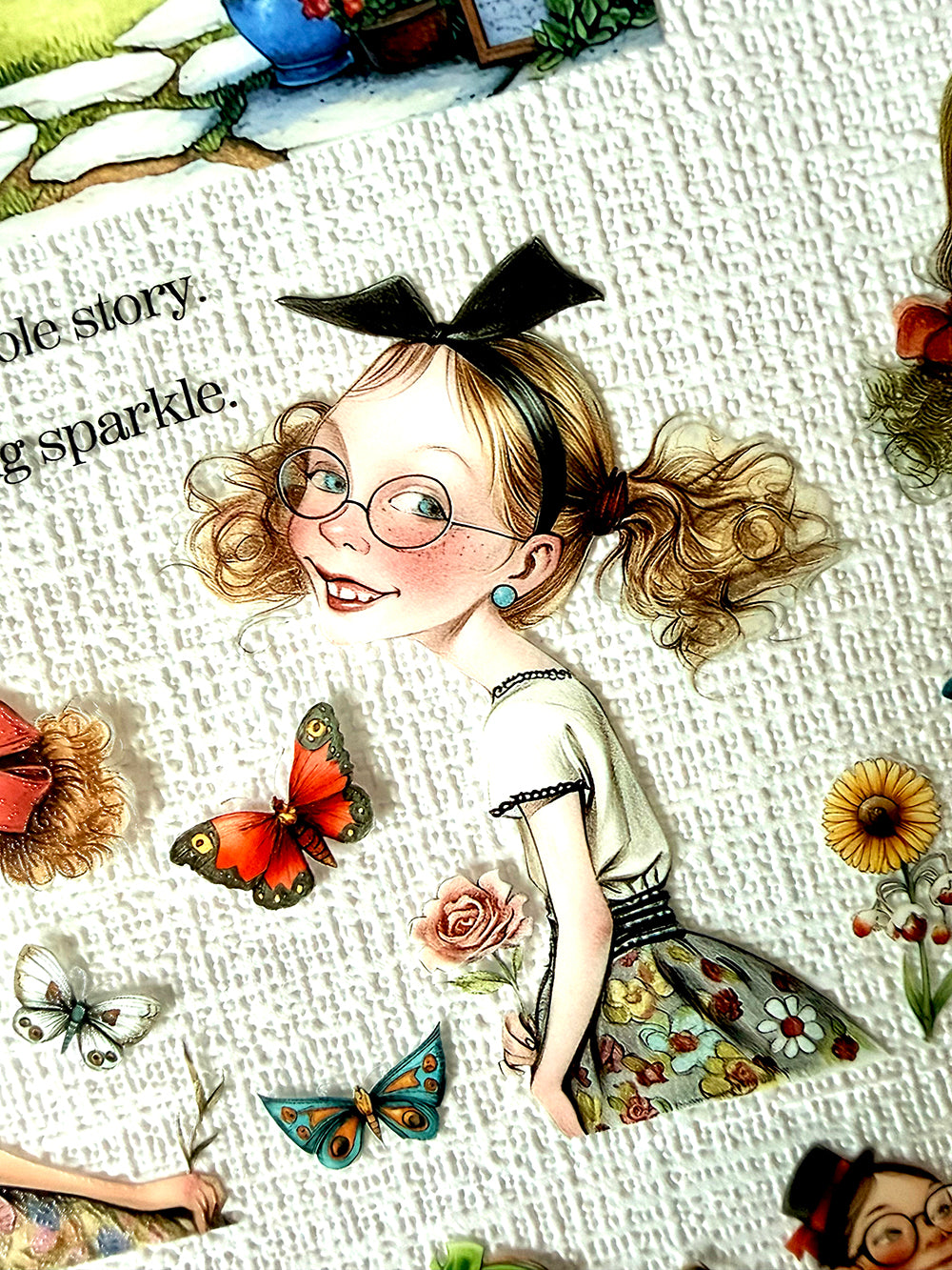 Torn Paper_ Little Miss Mischief 3D Print PET Tape 6m TPM 110[Whole]