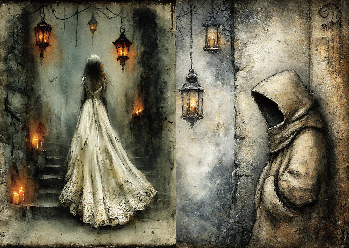 Torn Paper Scrapbooking Papers Edgar Allan Poe’s House TPB-005