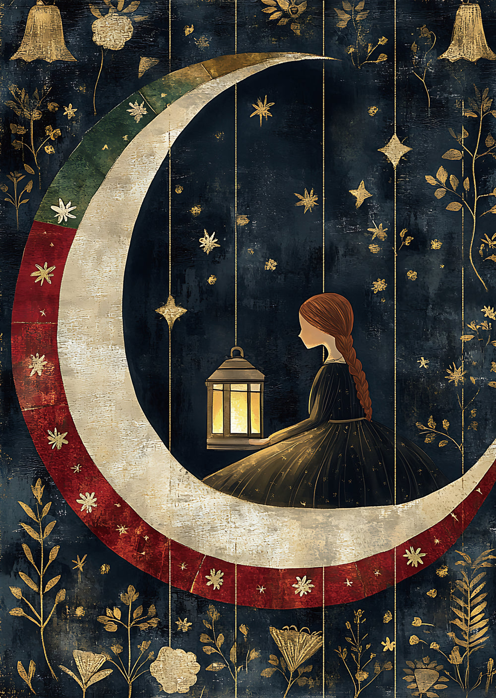 Torn Paper Scrapbooking Papers Whispers Beneath the Moon TPB-034