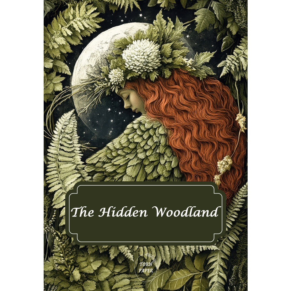 Torn Paper Scrapbooking Papers The Hidden Woodland TPB-030
