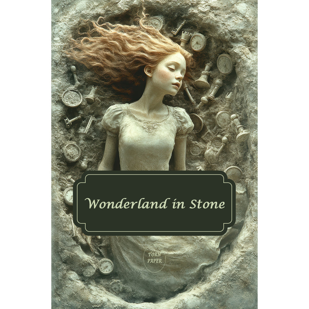 Torn Paper Scrapbooking Papers Wonderland in Stone TPB-035