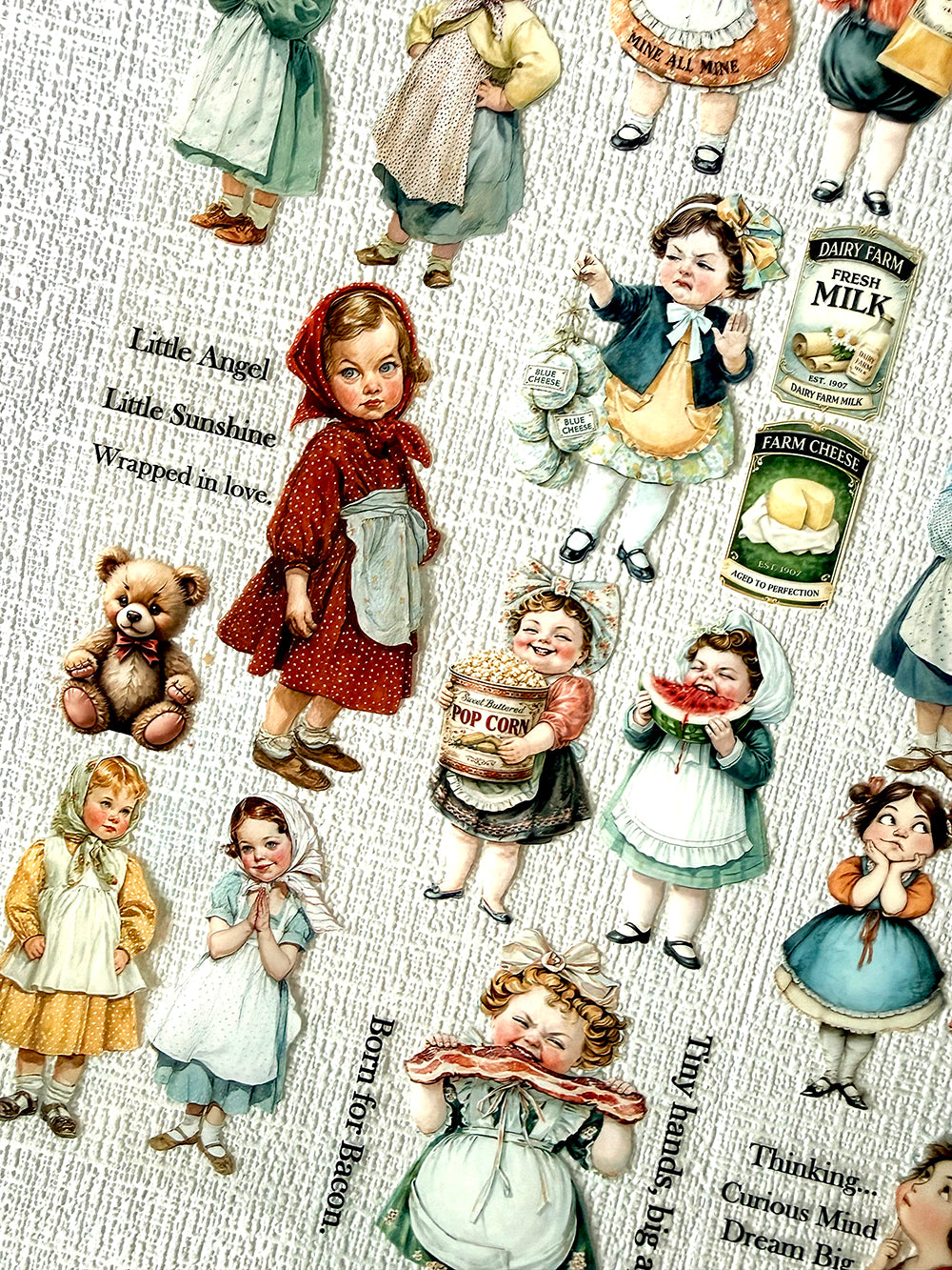 Torn Paper_ Sweet Innocence 3D Print PET Tape 200cm TPM 112[1Loop]