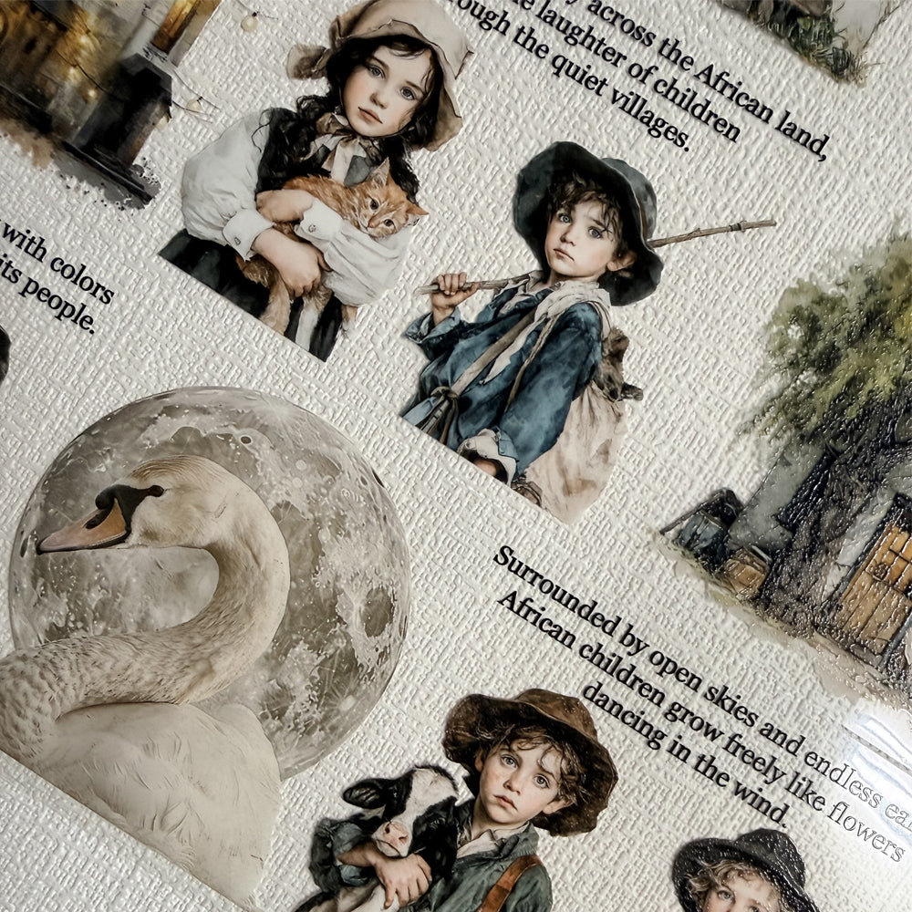 Torn Paper_ Children of the Golden Earth 3D Print PET Tape 200cm TPM 099[1Loop]