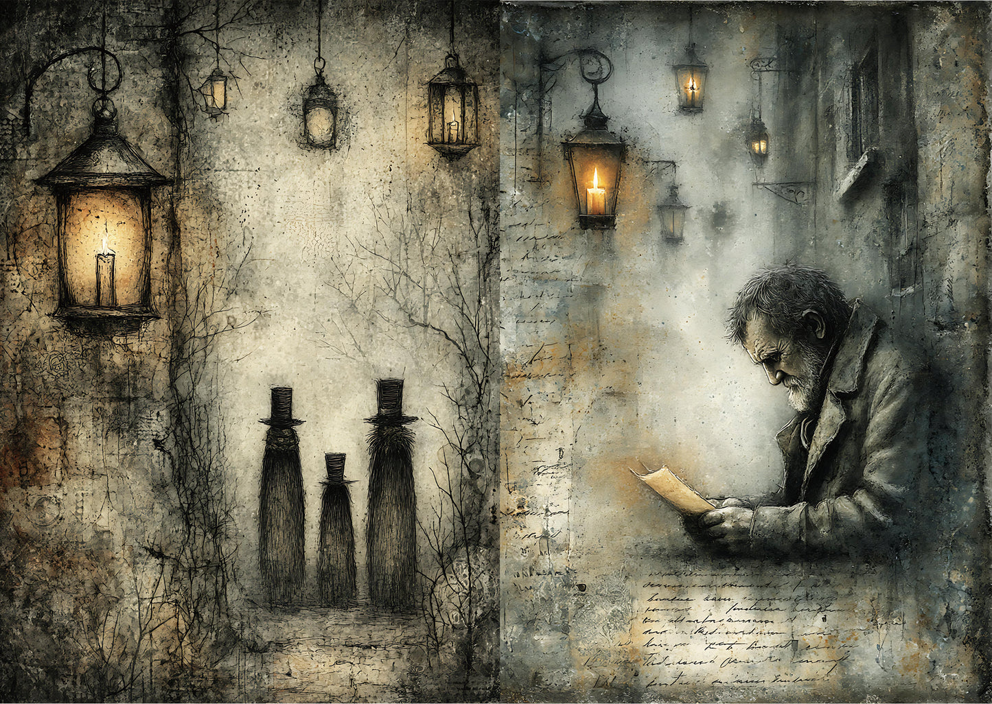 Torn Paper Scrapbooking Papers Edgar Allan Poe’s House TPB-005