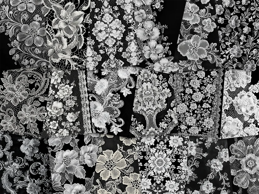 SBRC Decorative Paper Pad Black Doilie SR 091