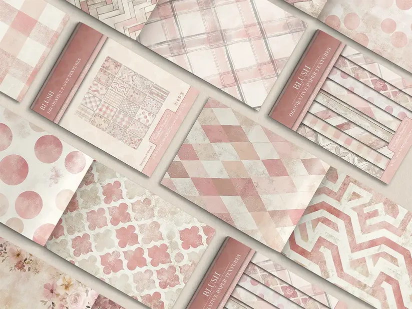 SBRC Decorative Paper Pad Blush SR 080