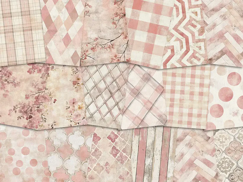 SBRC Decorative Paper Pad Blush SR 080