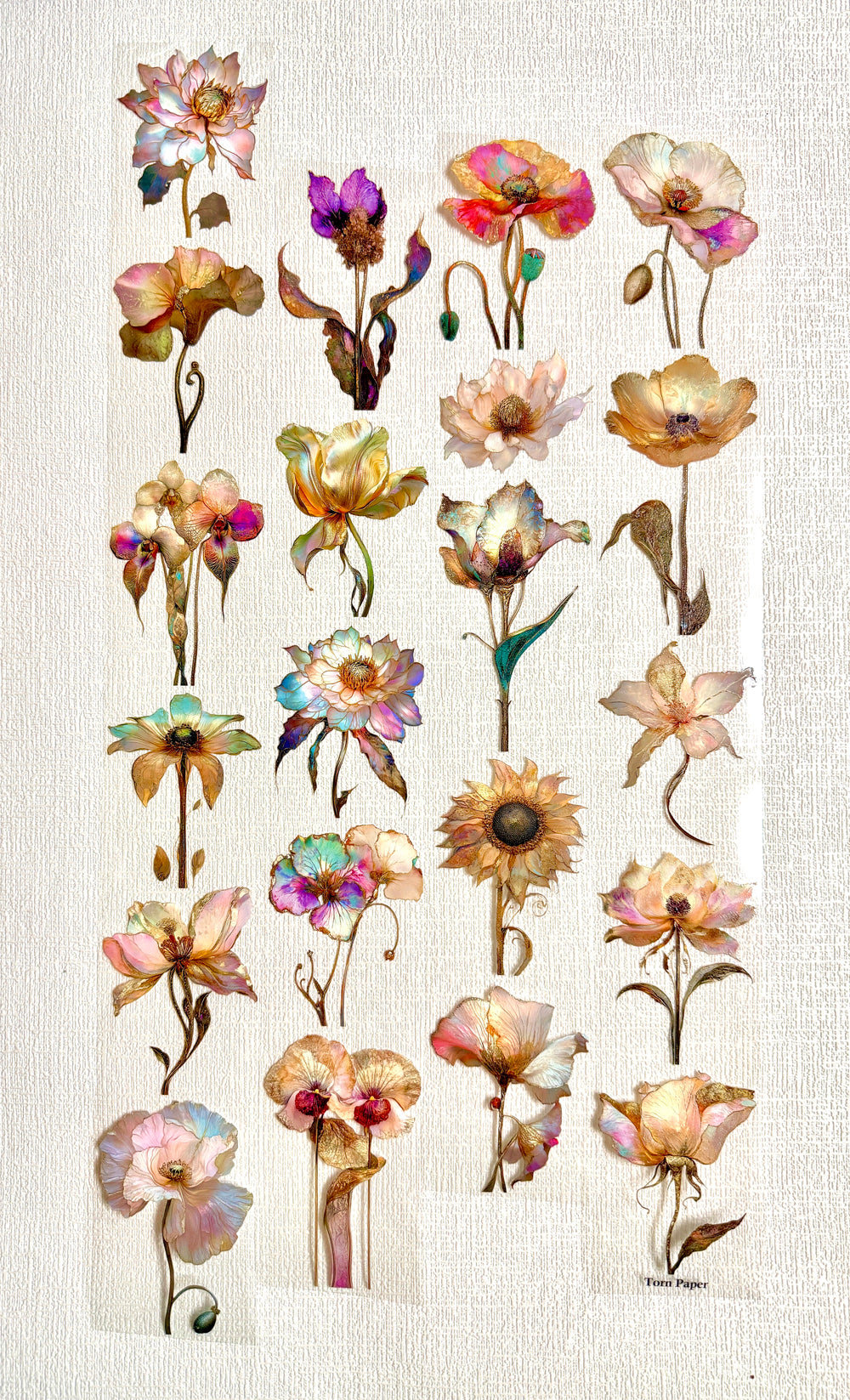 Torn Paper_ Petals of Illusion 3D Print PET Tape 200cm TPM 127[1Loop]