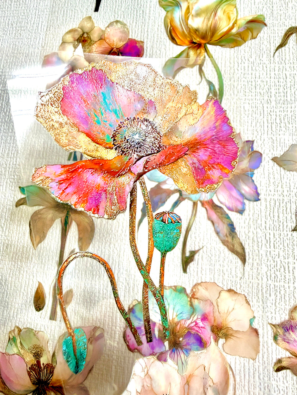 Torn Paper_ Petals of Illusion 3D Print PET Tape 200cm TPM 127[1Loop]
