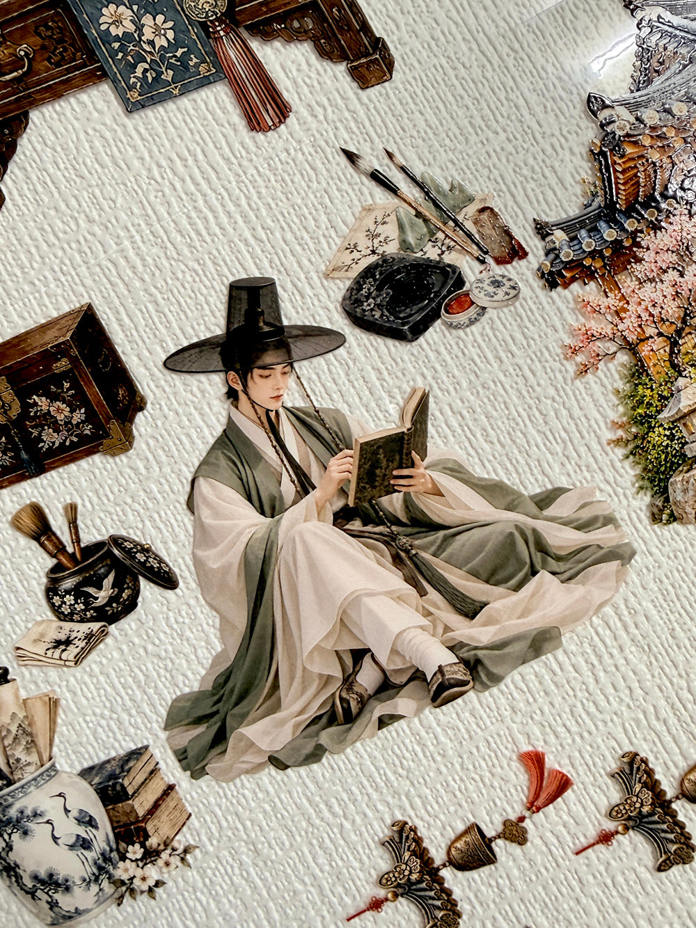 Torn Paper_ Pride of Korea 3D Print PET Tape 6m TPM 132[Whole]
