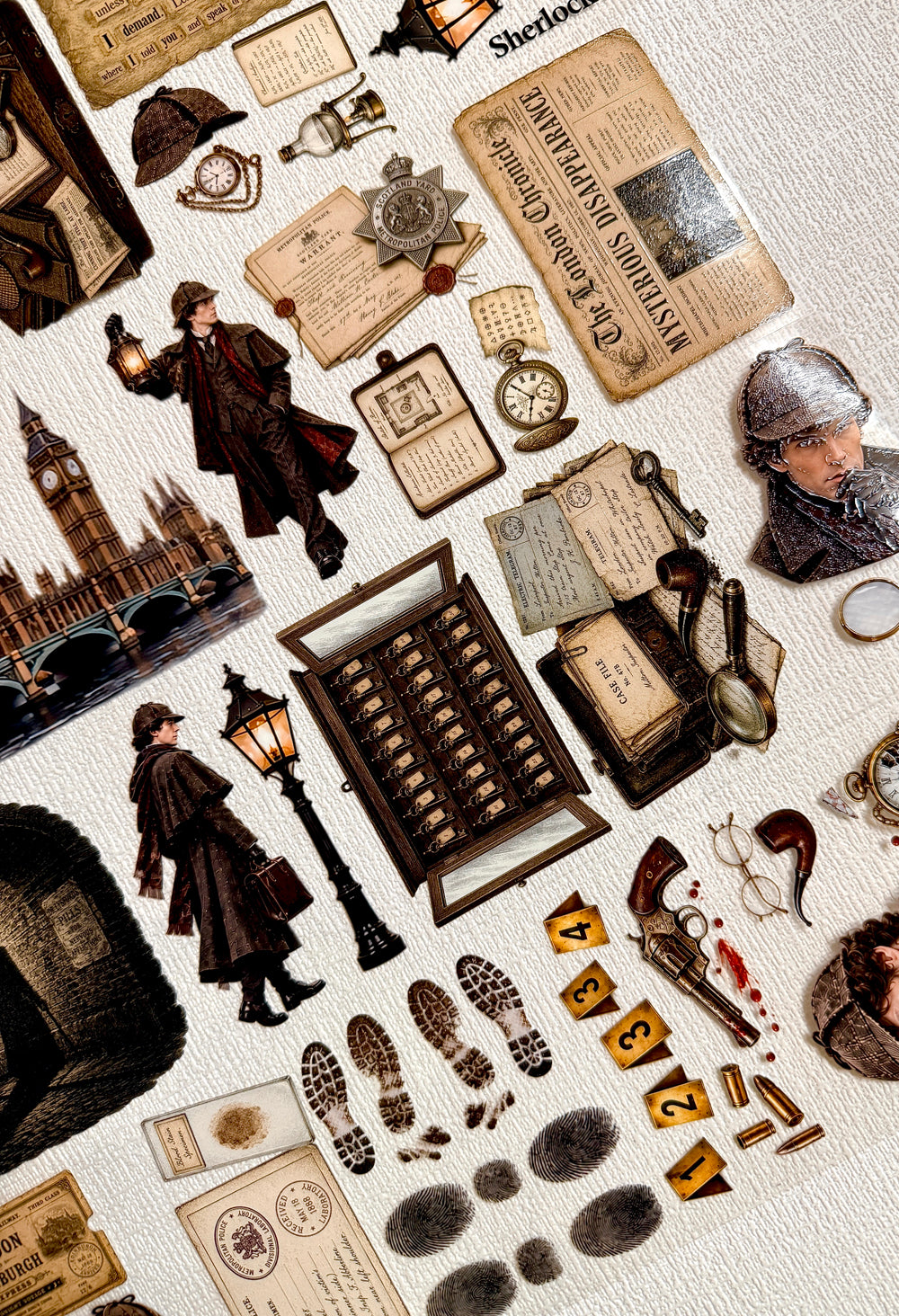 Torn Paper_ Sherlock Holmes 3D Print PET Tape 200cm TPM 133[1Loop]