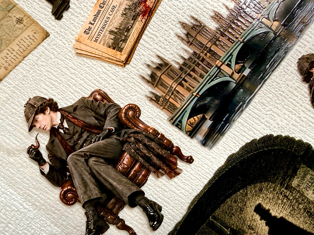 Torn Paper_ Sherlock Holmes 3D Print PET Tape 200cm TPM 133[1Loop]