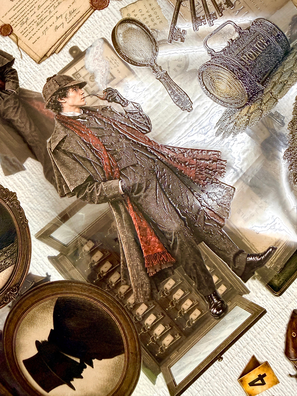 Torn Paper_ Sherlock Holmes 3D Print PET Tape 200cm TPM 133[1Loop]