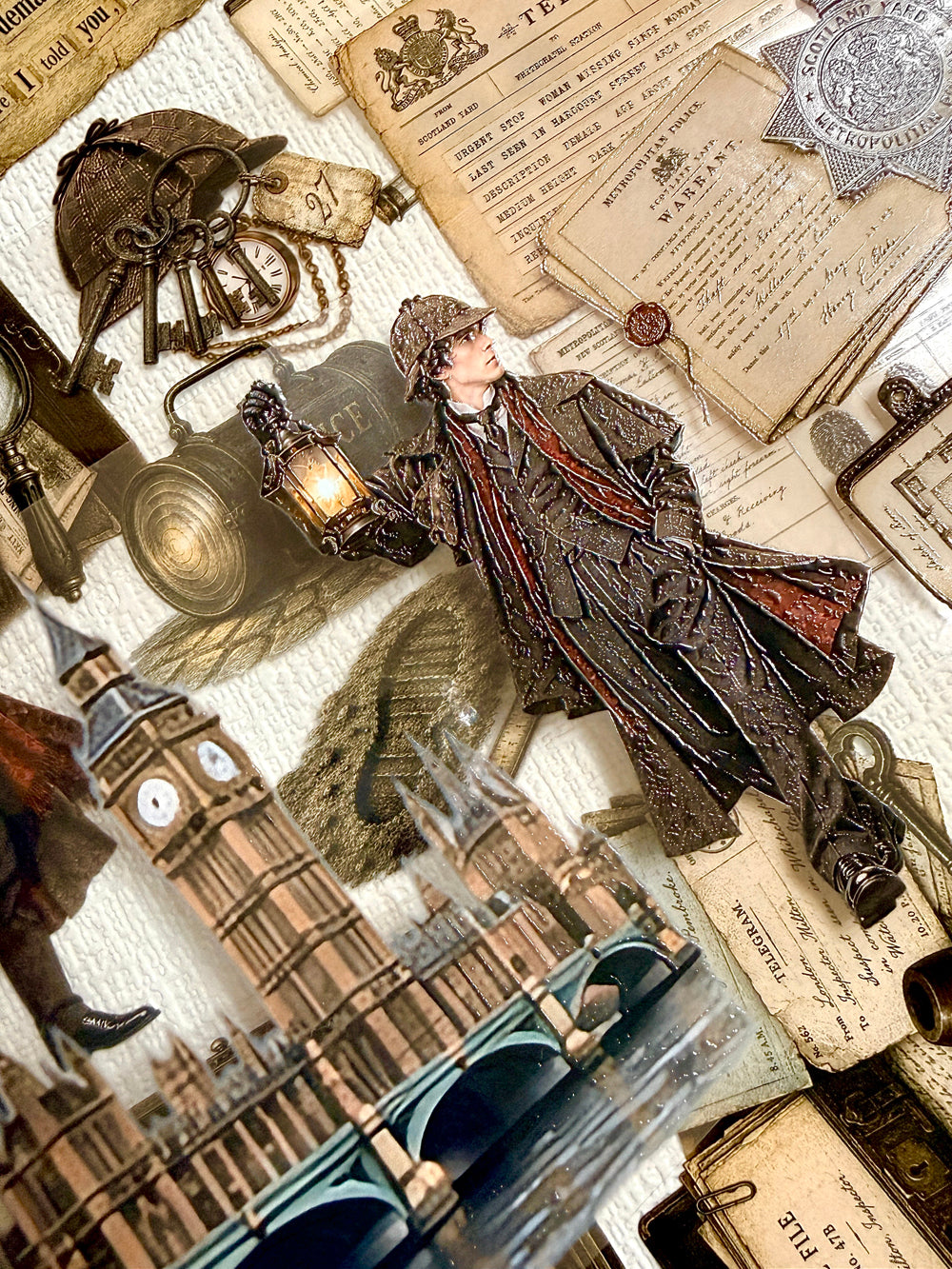 Torn Paper_ Sherlock Holmes 3D Print PET Tape 200cm TPM 133[1Loop]