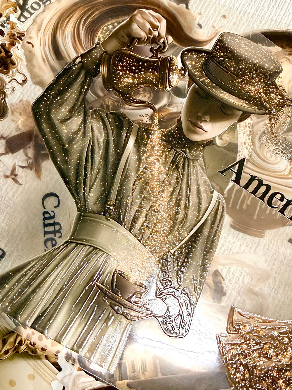 Torn Paper_ The Curious Coffee 3D Print PET Tape 6m TPM 134[Whole]