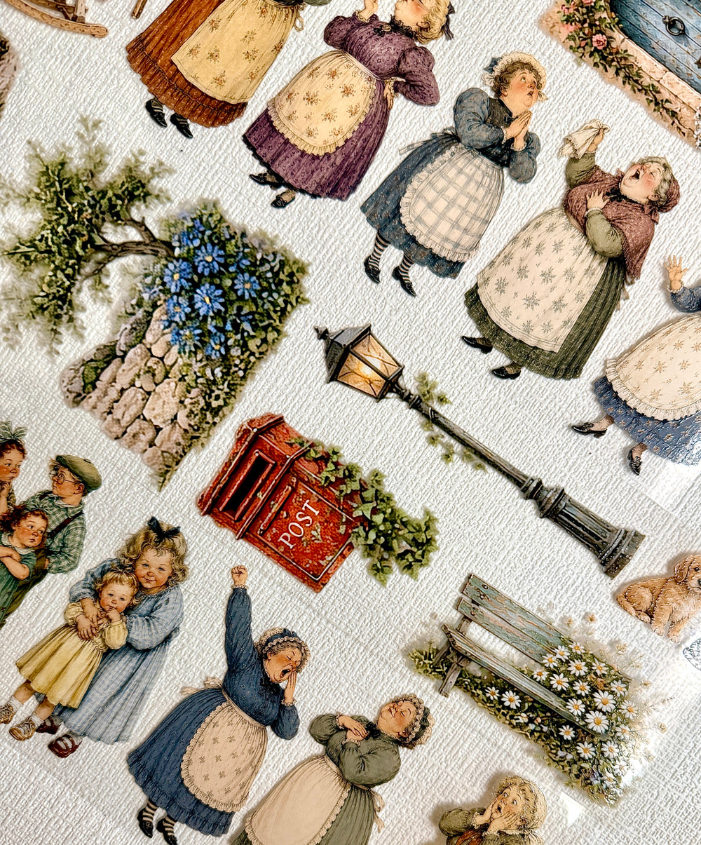 Torn Paper_ The Village Folks 3D Print PET Tape 6m TPM 139[Whole]