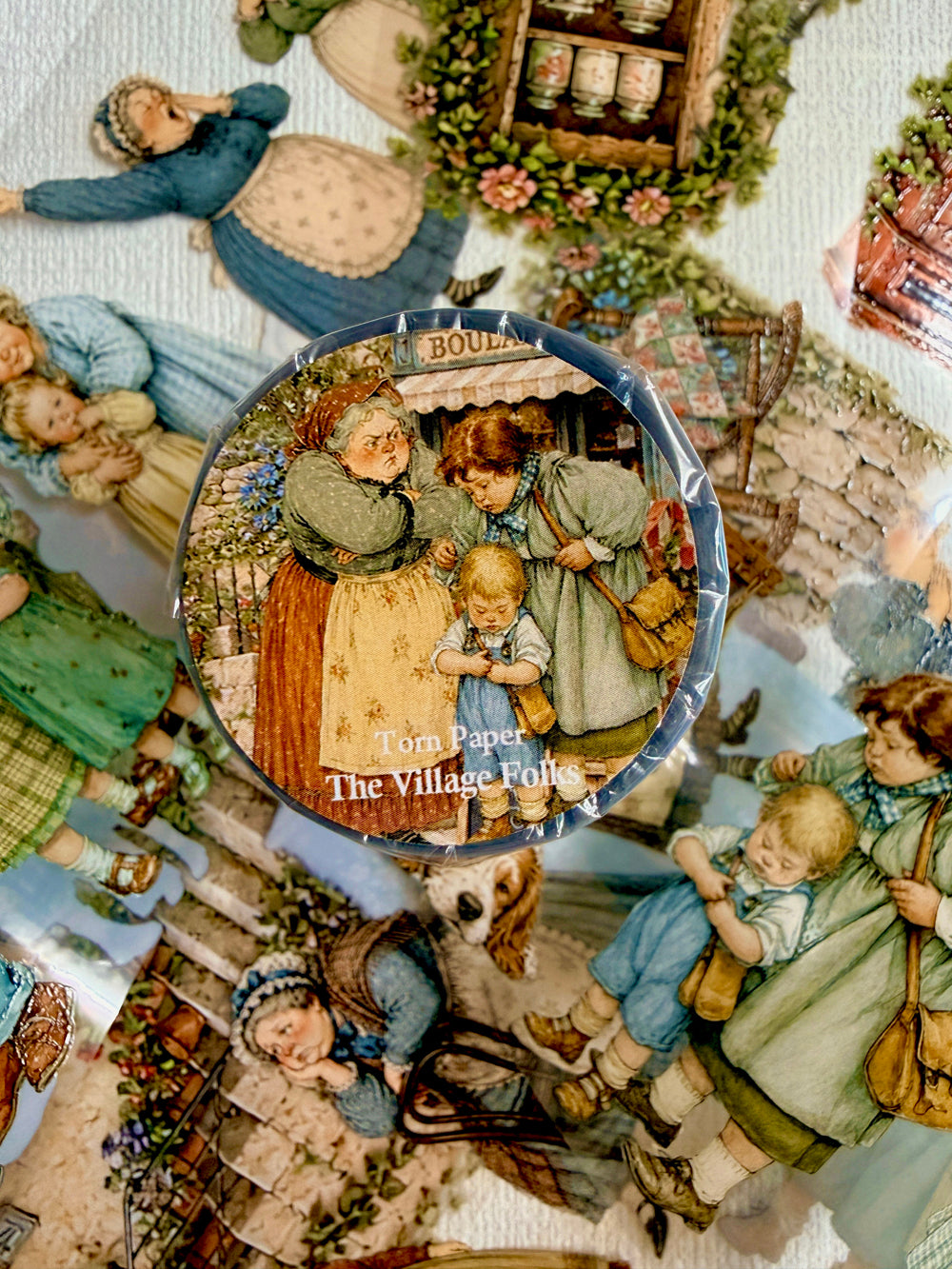 Torn Paper_ The Village Folks 3D Print PET Tape 6m TPM 139[Whole]
