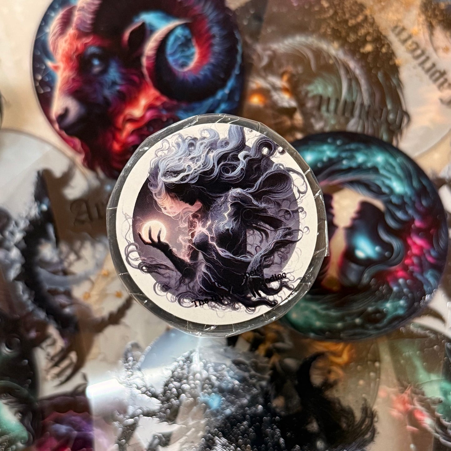 Torn Paper_ The mysterious zodiac 3D Print PET Tape 200cm TPM 011[1Loop]