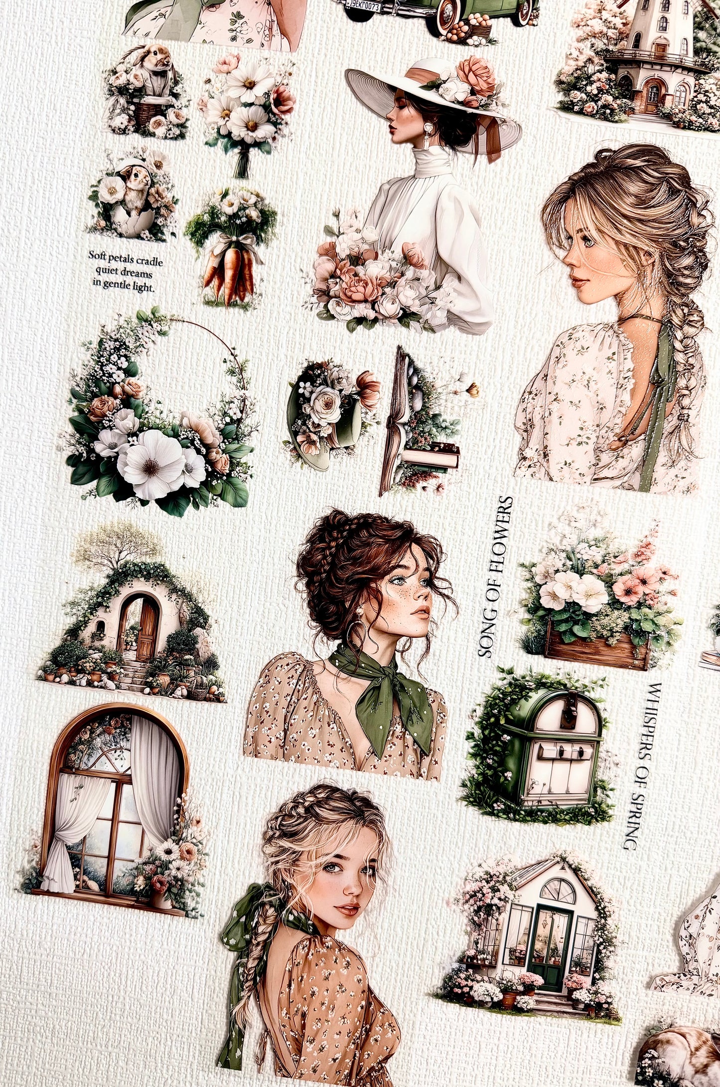 Torn Paper_ Blushwood Cottage 3D Print PET Tape 200cm TPM 076[1Loop]